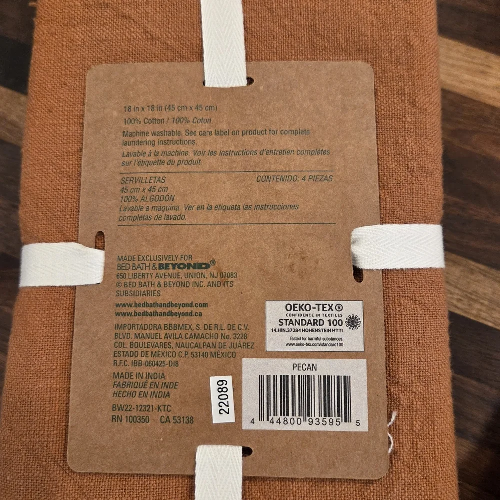Bee & Willow Fringe Hemstitch Napkins 100% Cotton